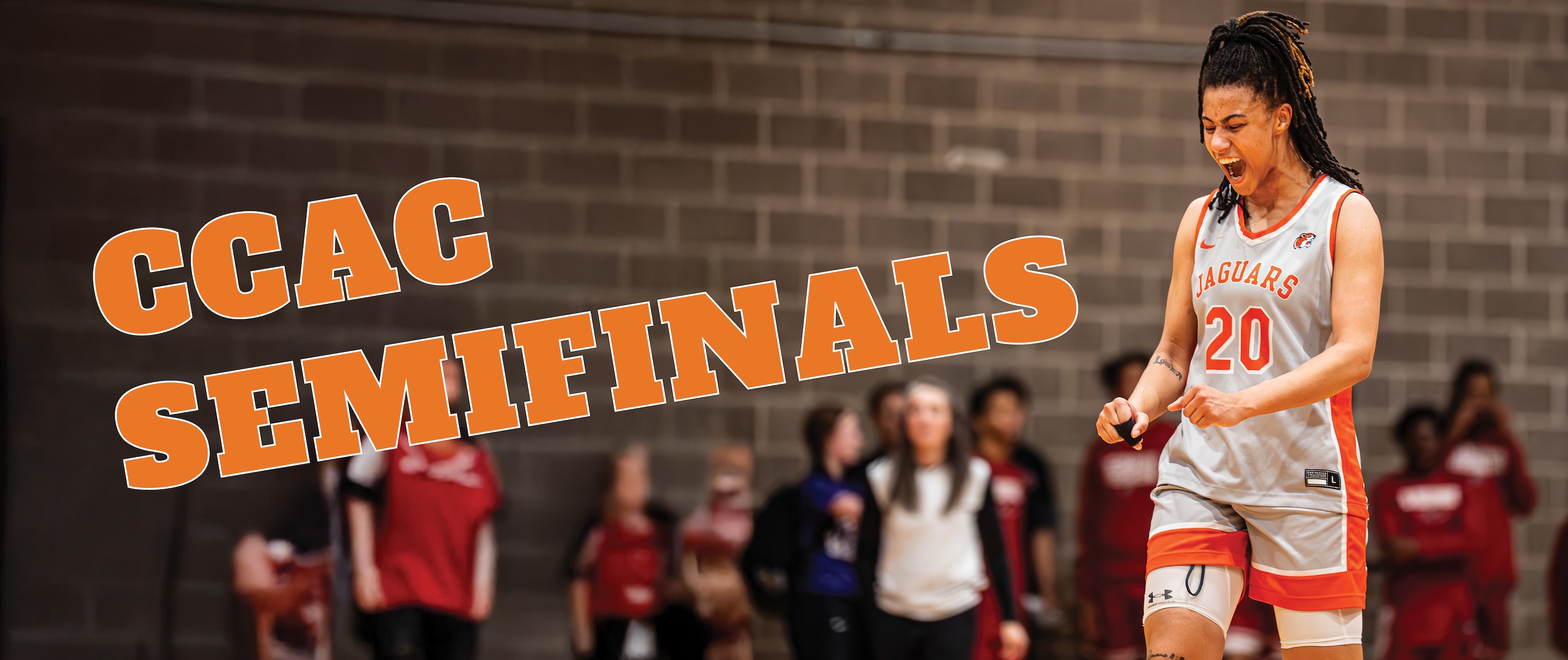 A group of people in a gym